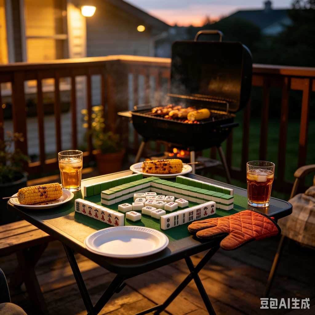 stylish text mahjong set