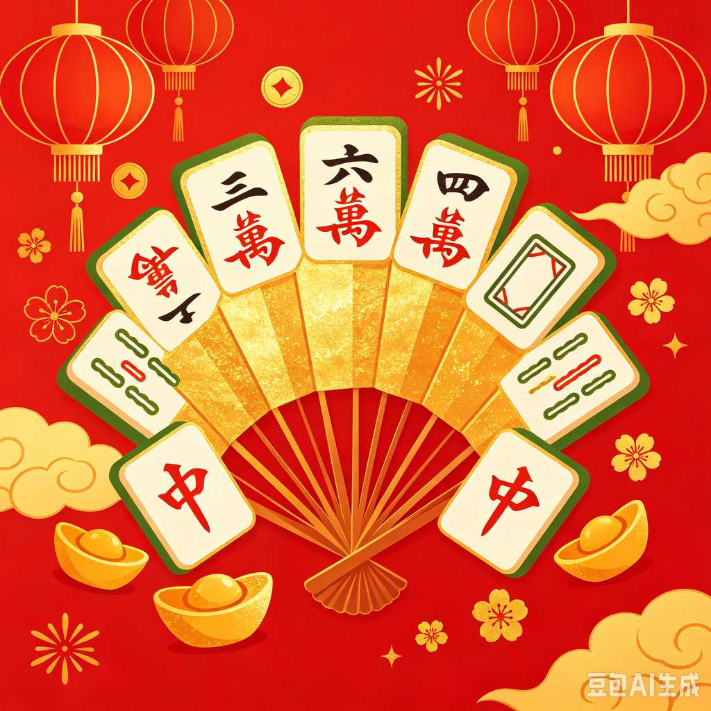 glossy mahjong tiles