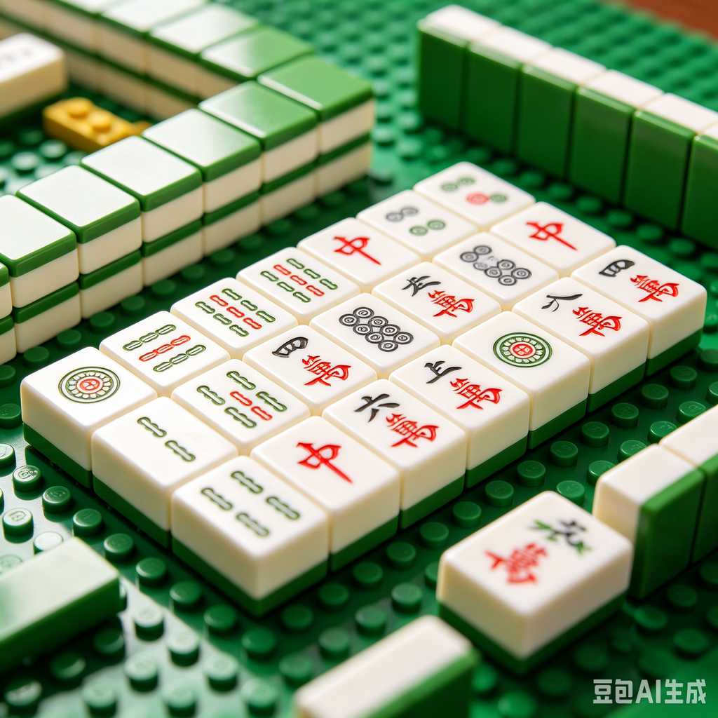 premium resin mahjong game set