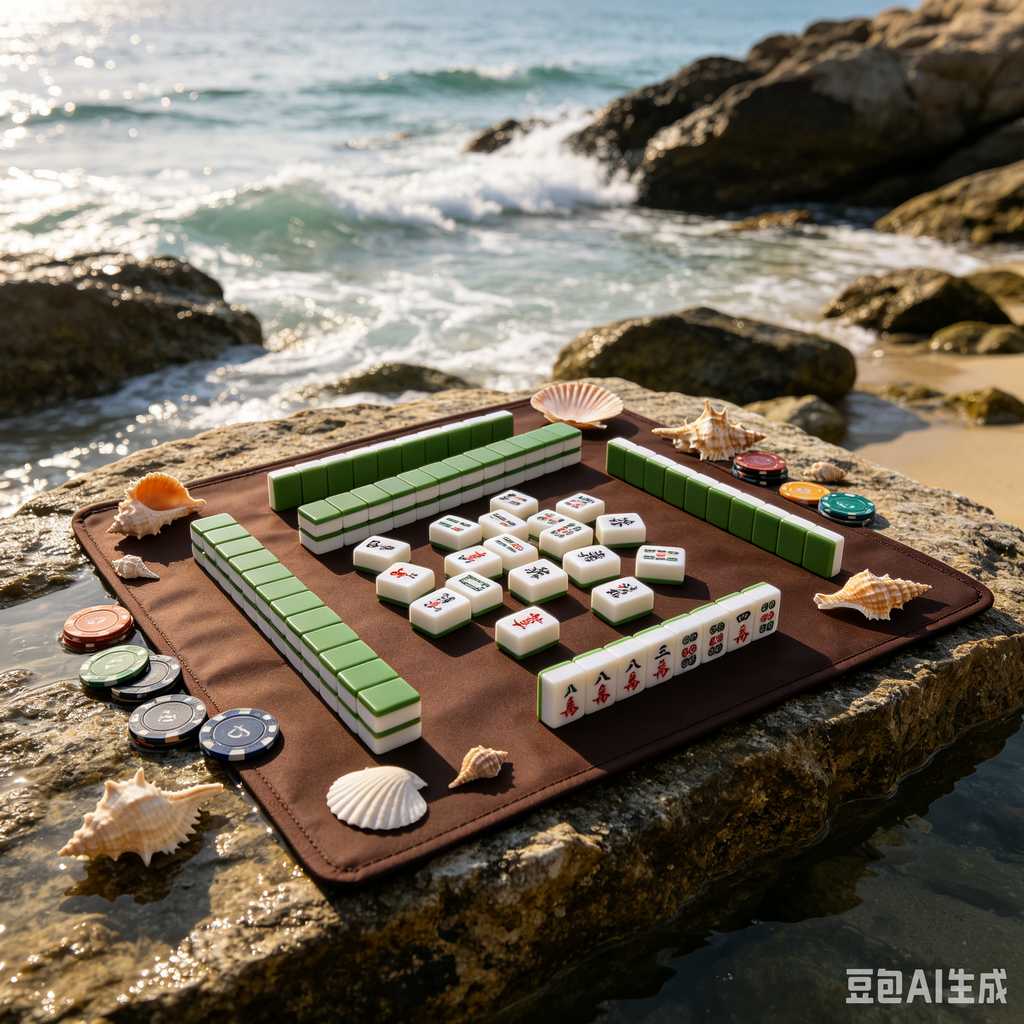 elegant text mahjong tiles